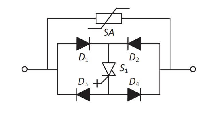 Solid-state DC breaker