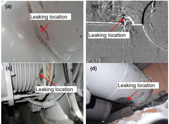 SF6 gas leak defects of GIS