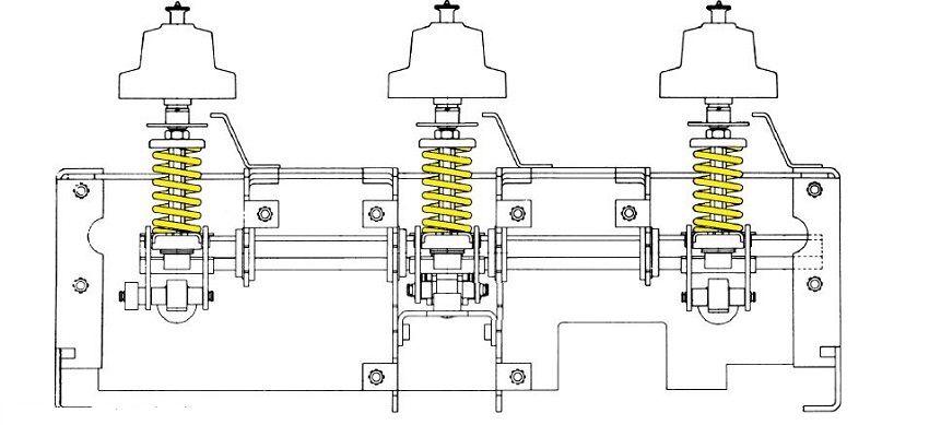 wipe spring role in medium voltage vacuum circuit breaker