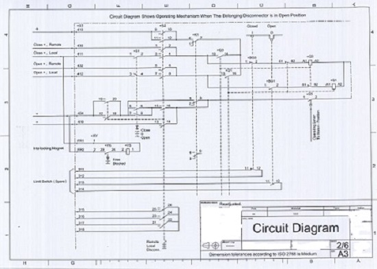 Technical information for high voltage disconnector & earthing switch in enquiries,tenders and orders